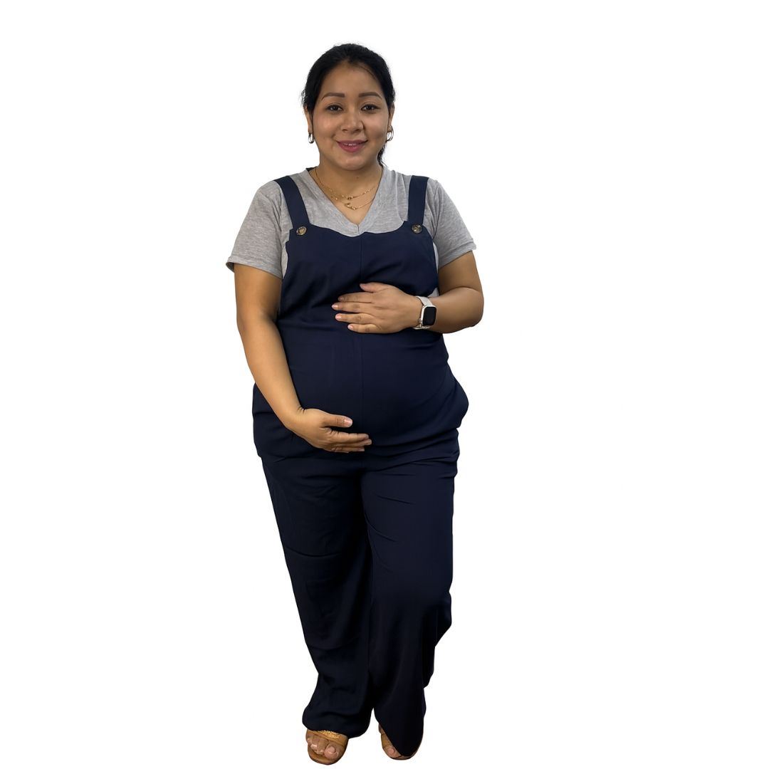 Overol de tela Maternidad y Postparto talal M